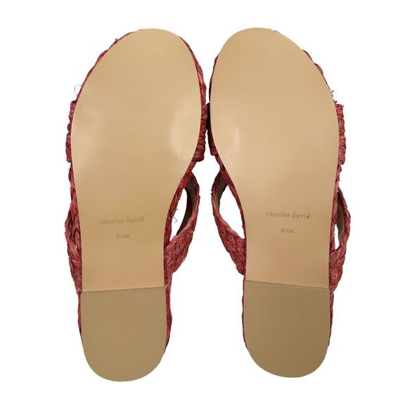 Charles David Woven Slip-On Sandals - Picture 9 of 12